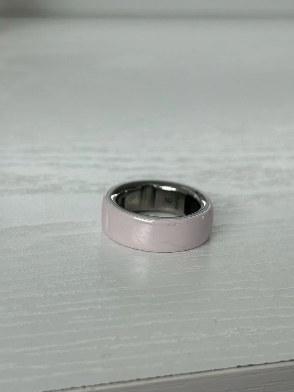 Oura Ring 4 Ceramic - Petal Pink Size 9